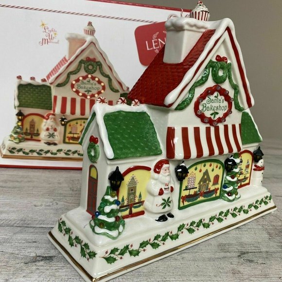 This is for a New Lenox Hosting the Holidays Light-Up & Musical Bakeshop Centerp - Picture 7 of 10